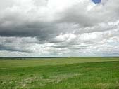 Prairie before a storm