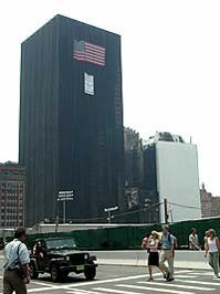 Empty building near Ground Zero
