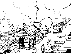 Drawing of early Springfield