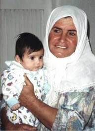Turkish woman and grandson